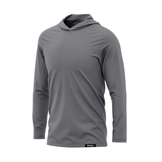 Seatec Outfitters | MEN'S ACTIVE | SHARKSKIN GRAY | LS HOODED - Angler's Pro Tackle & Outdoors