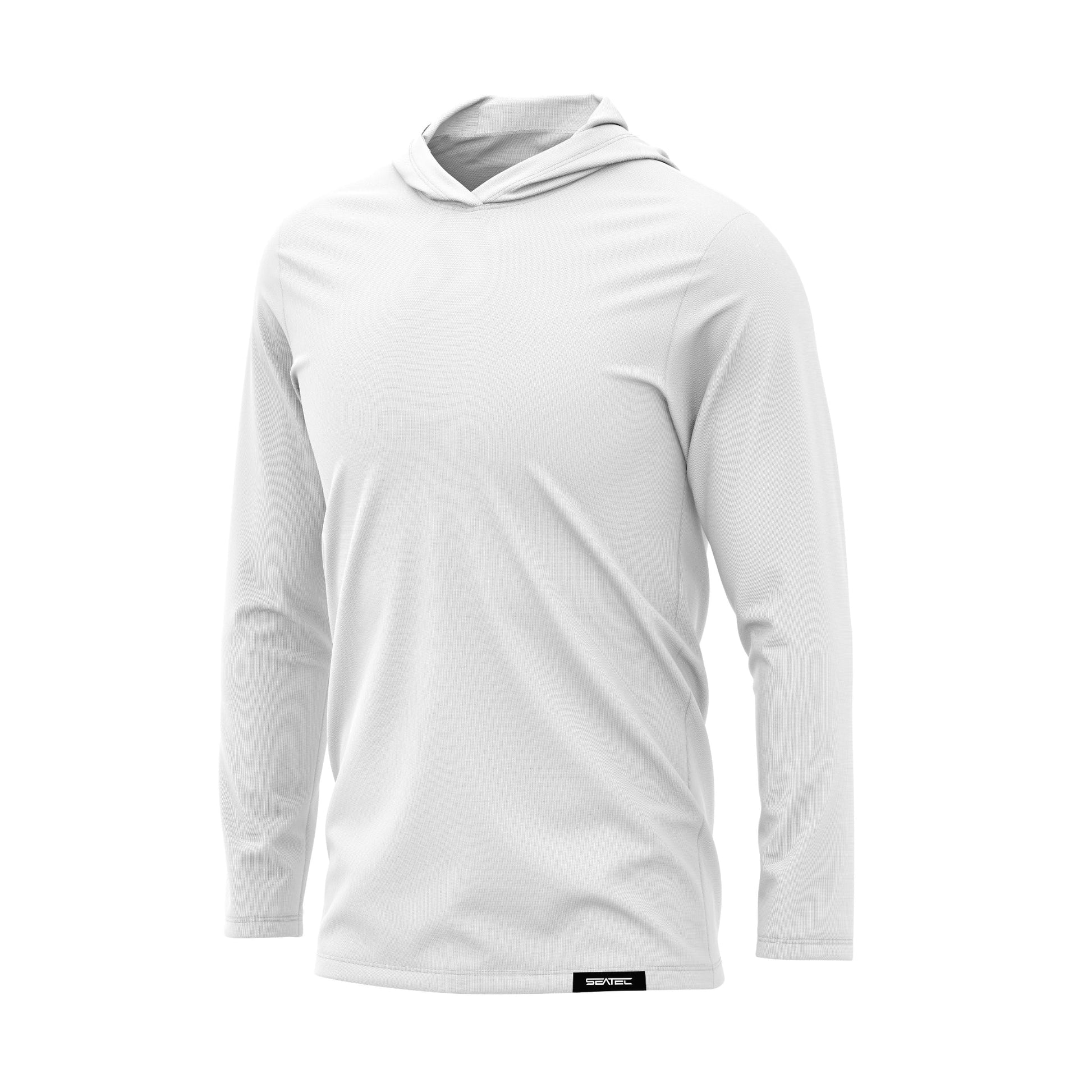 Seatec Outfitters MEN'S ACTIVE | TITANIUM WHITE | LS HOODED - Angler's Pro Tackle & Outdoors