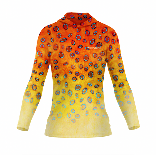 Seatec Outfitters WOMEN'S SPORT TEC | BLUE RINGED | HOODED