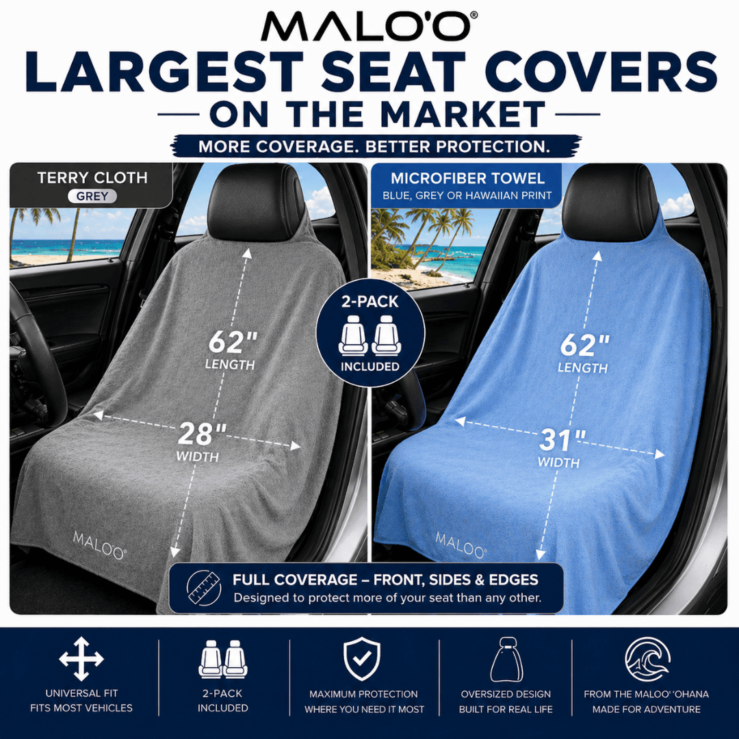 Malo'o SeatGuard Terry Cloth Car Seat Cover (pair)