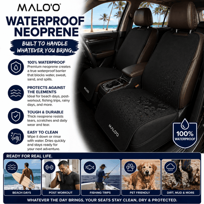 Malo'o SeatGuard Waterproof Car Seat Cover (Pair)