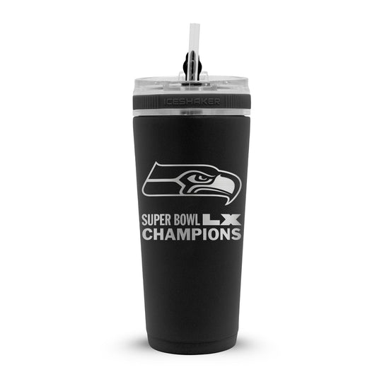 Seattle Seahawks Superbowl LX Champions 26oz Flex Bottle - Angler's Pro Tackle & Outdoors
