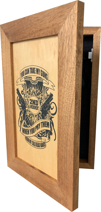 Bellewood Designs - 2nd Amendment Take My Guns Hidden Gun Storage Wall Decor