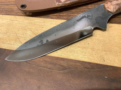 Serenity Knives Houston - Drop Point Hunter in CPM154 with a Redwood Burl Neutral Style Handle - Angler's Pro Tackle & Outdoors