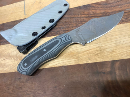 Serenity Knives Houston - Skinner Knife in CPM154 Suretouch Handle with Asymmetric Laser engraving - Angler's Pro Tackle & Outdoors