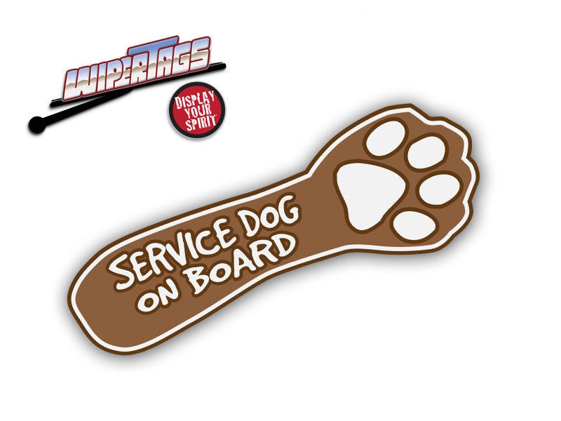 Service Dog on Board WiperTag - Angler's Pro Tackle & Outdoors