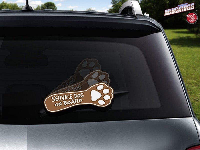 Service Dog on Board WiperTag - Angler's Pro Tackle & Outdoors