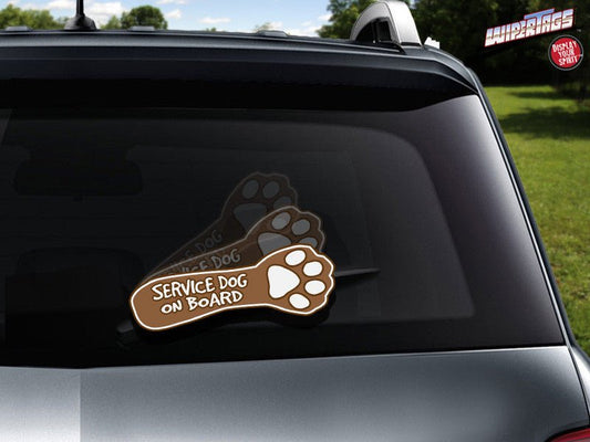 Service Dog on Board WiperTag - Angler's Pro Tackle & Outdoors