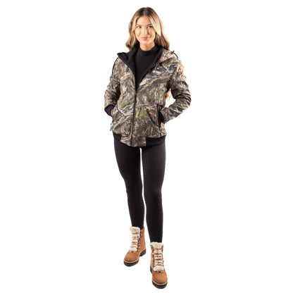 Gobi Heat Shadow Women's Heated Hunting Hoodie - Camo