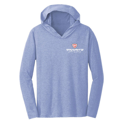 Favorite Fishing Shay Bird Lightweight Tri-Blend Hoodie