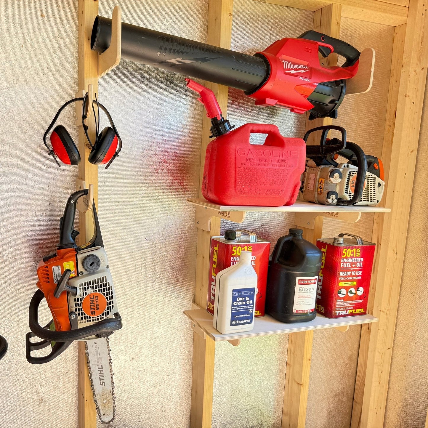 HangThis Up - Miscellaneous Organizer Hook, Storage shed, Yard Shed Organization System, Yard Tool Rack