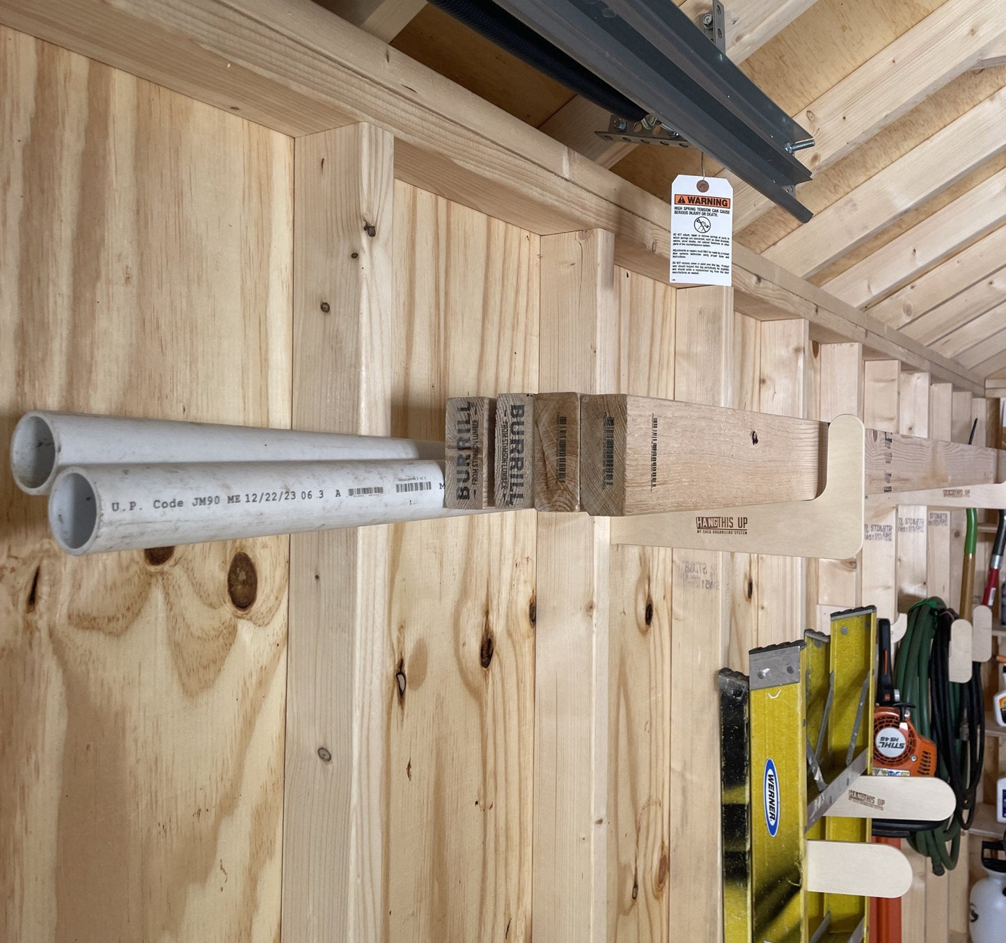 HangThis Up - Storage Organizer, Yard Shed, Storage Shed, Shed Organization, Tool Rack