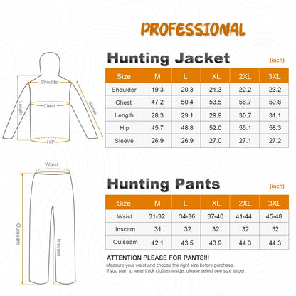 ShedOFF Silent Hunting Jacket and Pants for Men, Fleece Lined, Water Resistant, Insulated - Angler's Pro Tackle & Outdoors