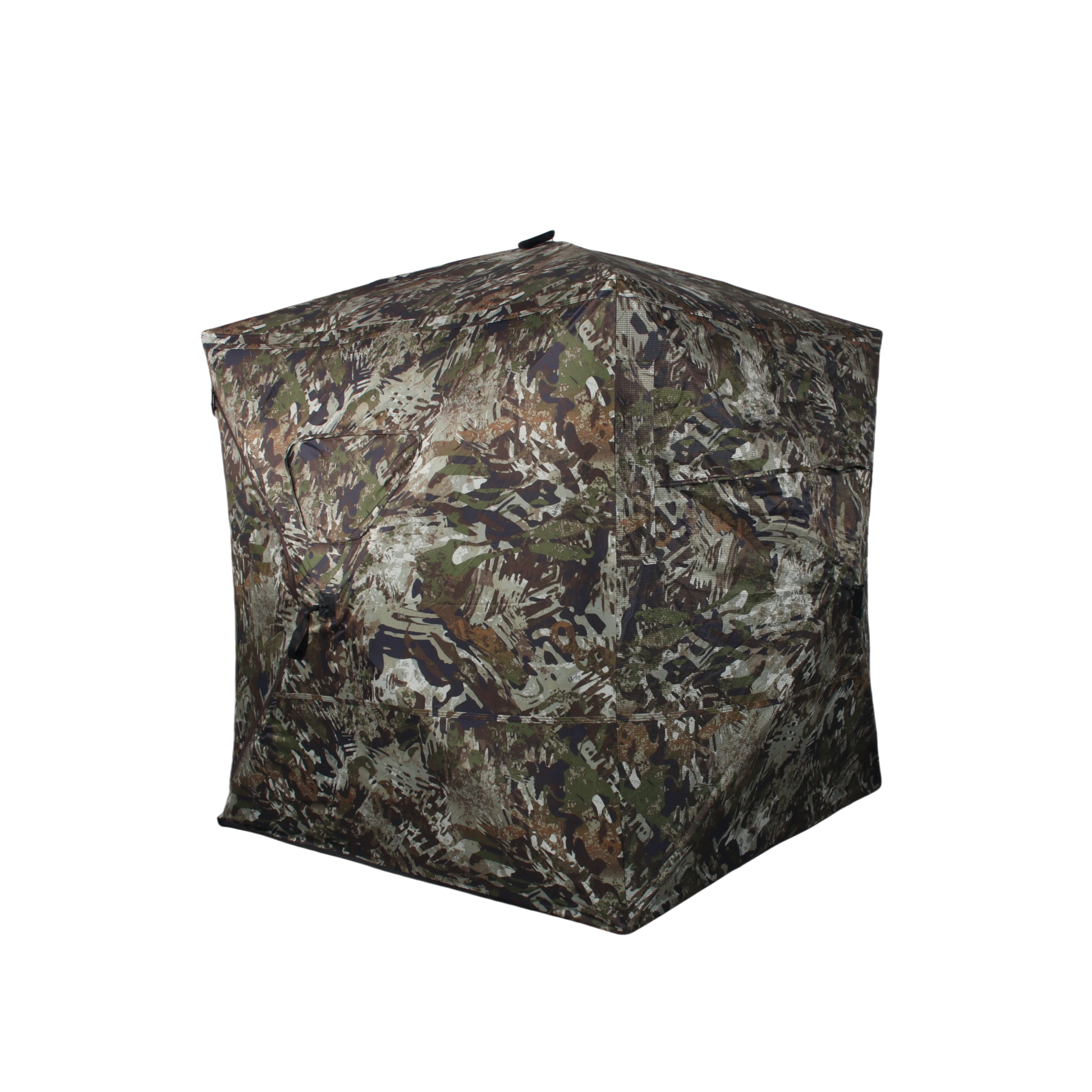 ShedOFF Waterproof 4 SIdes 270 Degree See Through Hunting Blind 2 - 3 Person Forest Camo - Angler's Pro Tackle & Outdoors