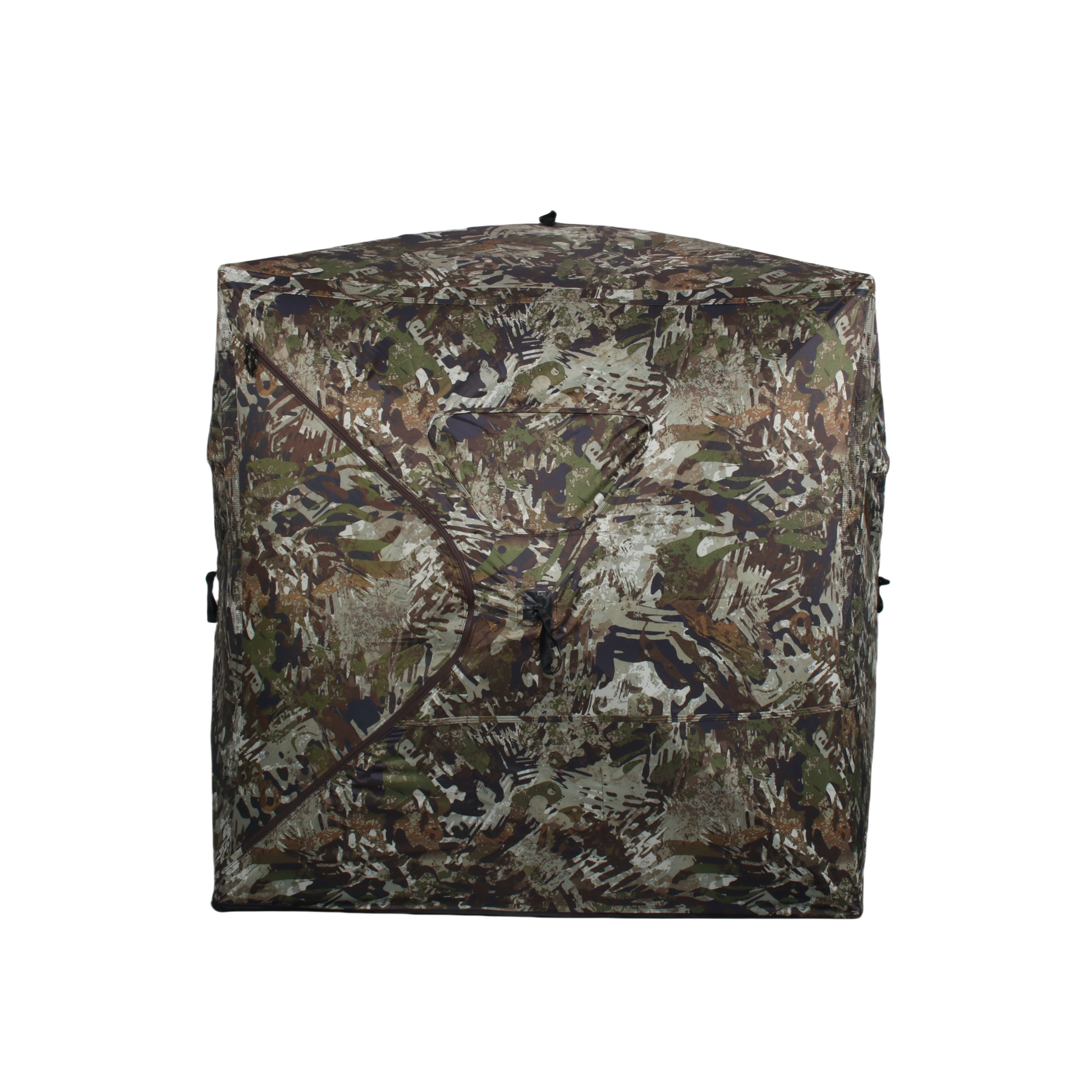 ShedOFF Waterproof 4 SIdes 270 Degree See Through Hunting Blind 2 - 3 Person Forest Camo - Angler's Pro Tackle & Outdoors