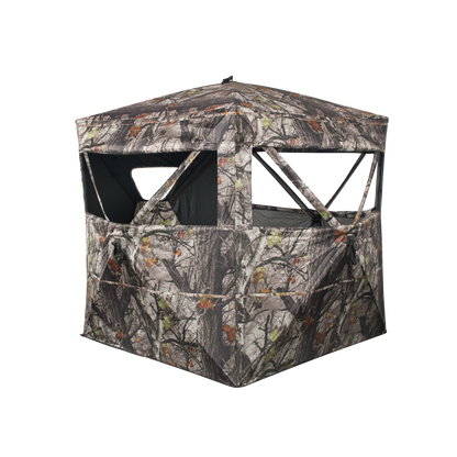 ShedOFF Waterproof 4 SIdes 270 Degree See Through Hunting Blind 2 - 3 Person Tree Camo - Angler's Pro Tackle & Outdoors