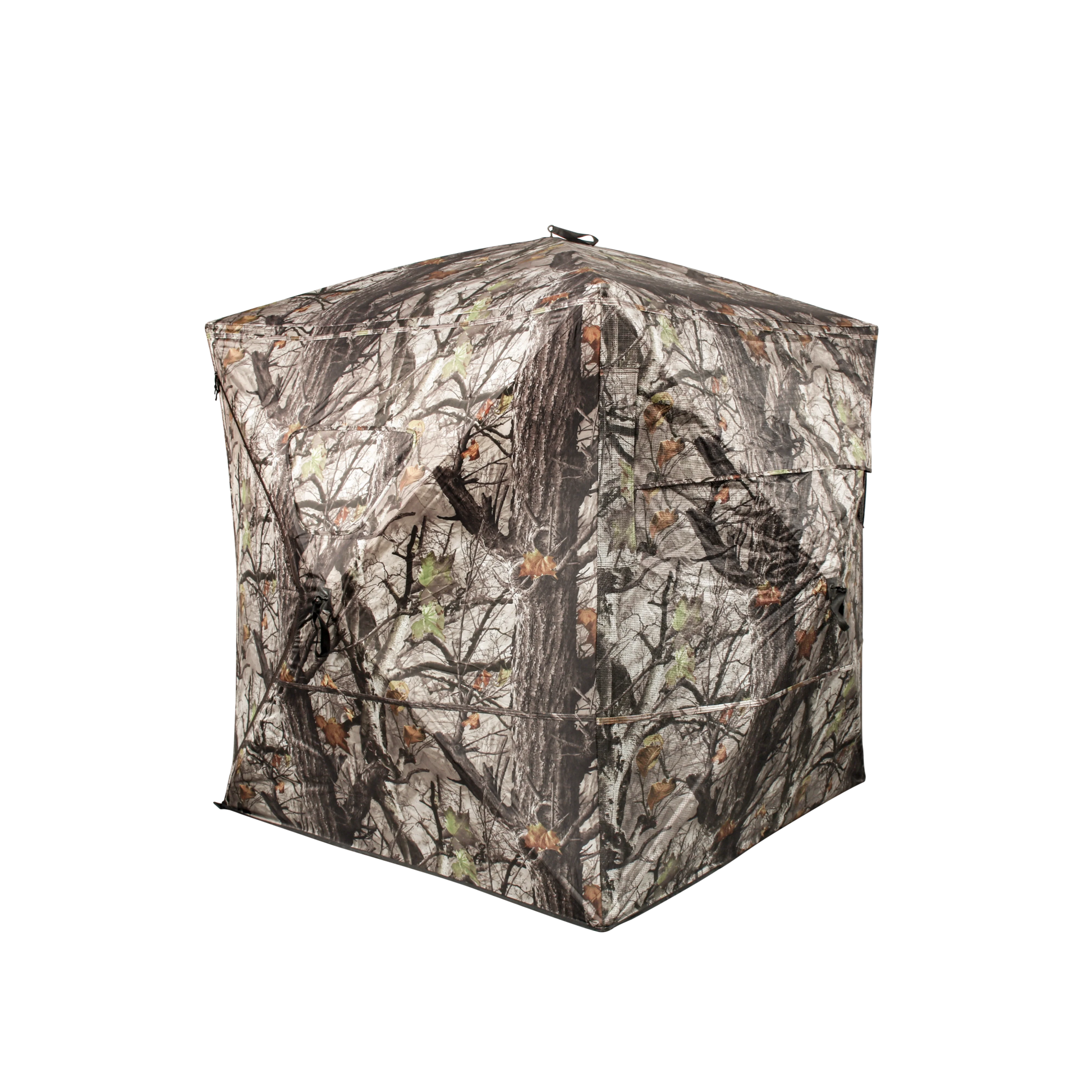 ShedOFF Waterproof 4 SIdes 270 Degree See Through Hunting Blind 2 - 3 Person Tree Camo - Angler's Pro Tackle & Outdoors