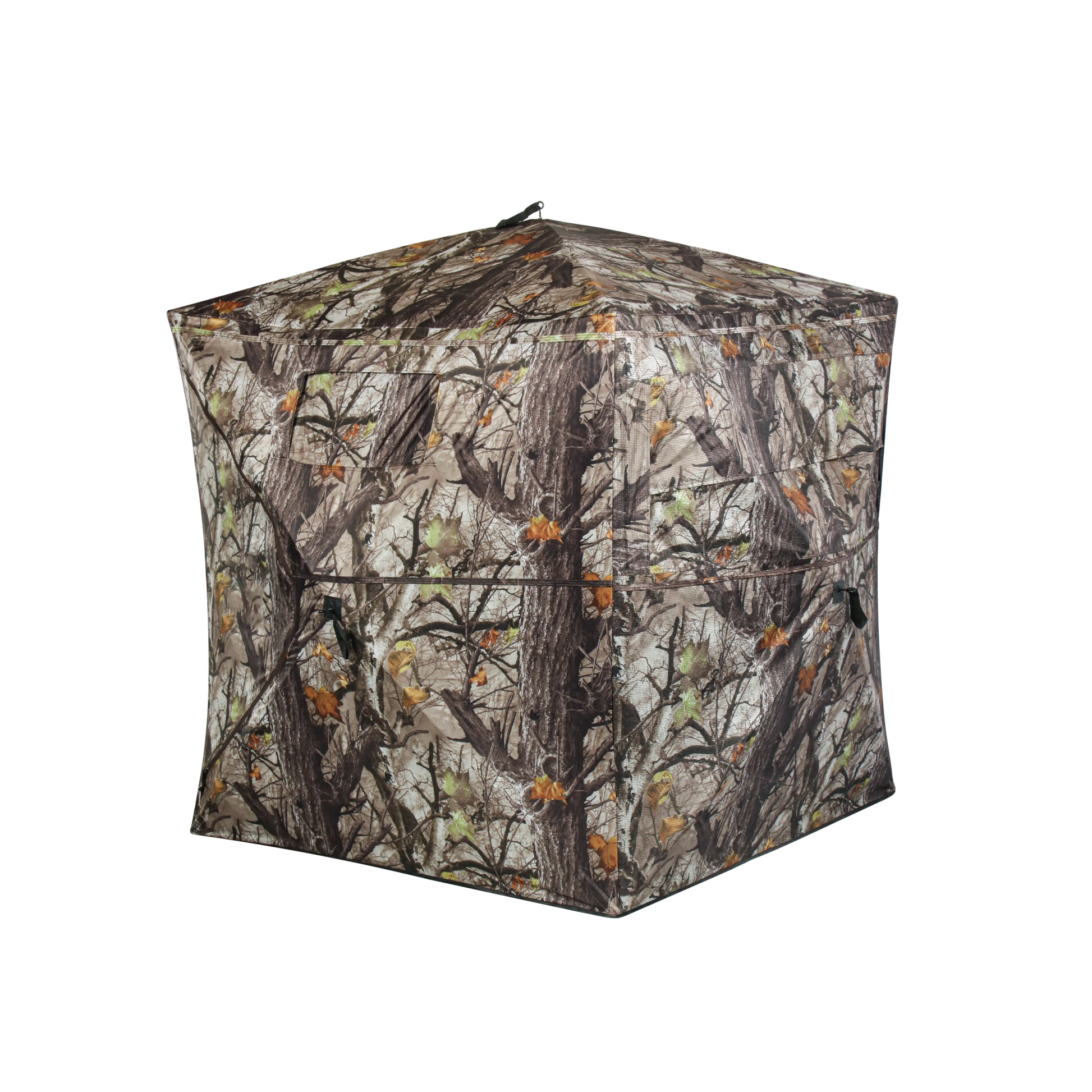 ShedOFF Waterproof 4 SIdes 270 Degree See Through Hunting Blind 2 - 3 Person Tree Camo - Angler's Pro Tackle & Outdoors