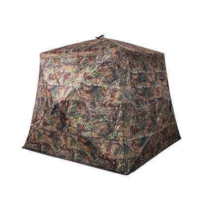 ShedOFF Wide Bottom Waterproof 4 Sides 270 Degree See Through Hunting Blind 2 - 3 Person Veil Camo - Angler's Pro Tackle & Outdoors