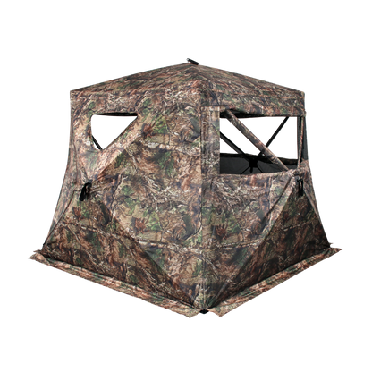 ShedOFF Wide Bottom Waterproof 4 Sides 270 Degree See Through Hunting Blind 2 - 3 Person Veil Camo - Angler's Pro Tackle & Outdoors