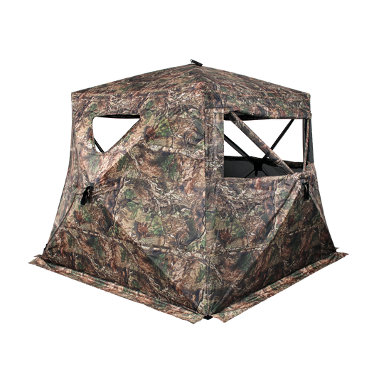 ShedOFF Wide Bottom Waterproof 4 Sides 270 Degree See Through Hunting Blind 2 - 3 Person Veil Camo - Angler's Pro Tackle & Outdoors