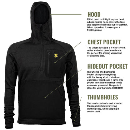 SheepFeet Outdoors Hideout Hoodie - Angler's Pro Tackle & Outdoors