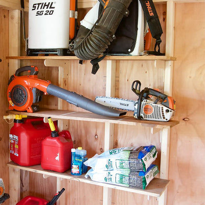 HangThis Up Shelf Brackets | Shed Shelving for Sheds