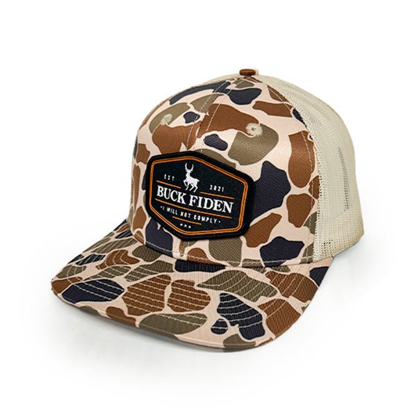 Shield Republic Buck Fiden Woven Patch Hat - Angler's Pro Tackle & Outdoors