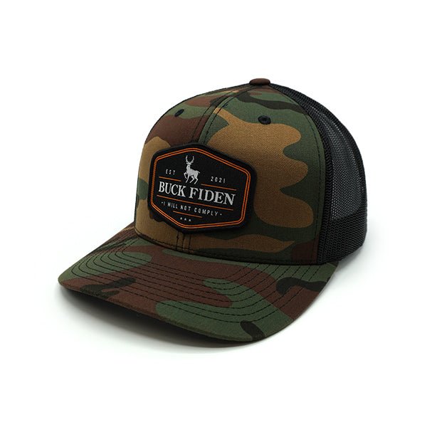 Shield Republic Buck Fiden Woven Patch Hat - Angler's Pro Tackle & Outdoors