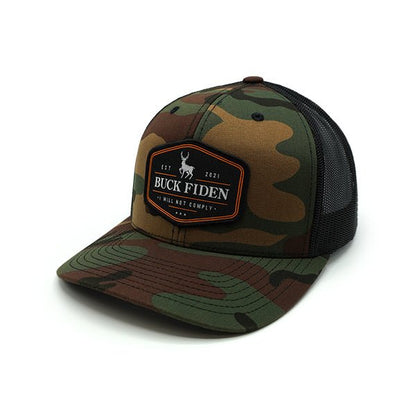 Shield Republic Buck Fiden Woven Patch Hat - Angler's Pro Tackle & Outdoors