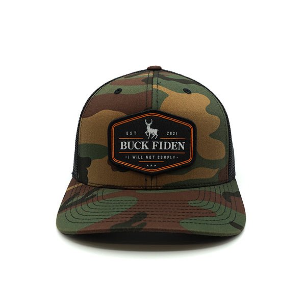 Shield Republic Buck Fiden Woven Patch Hat - Angler's Pro Tackle & Outdoors