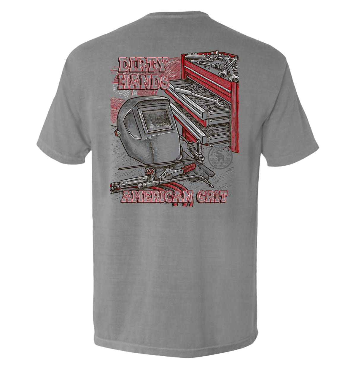 Shield Republic Dirty Hands American Grit Pocket Tee - Angler's Pro Tackle & Outdoors