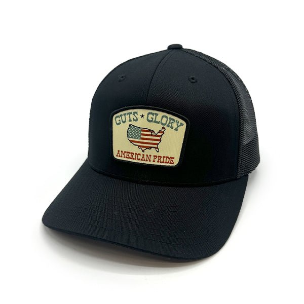 Shield Republic Guts Glory American Pride Woven Patch Hat - Angler's Pro Tackle & Outdoors