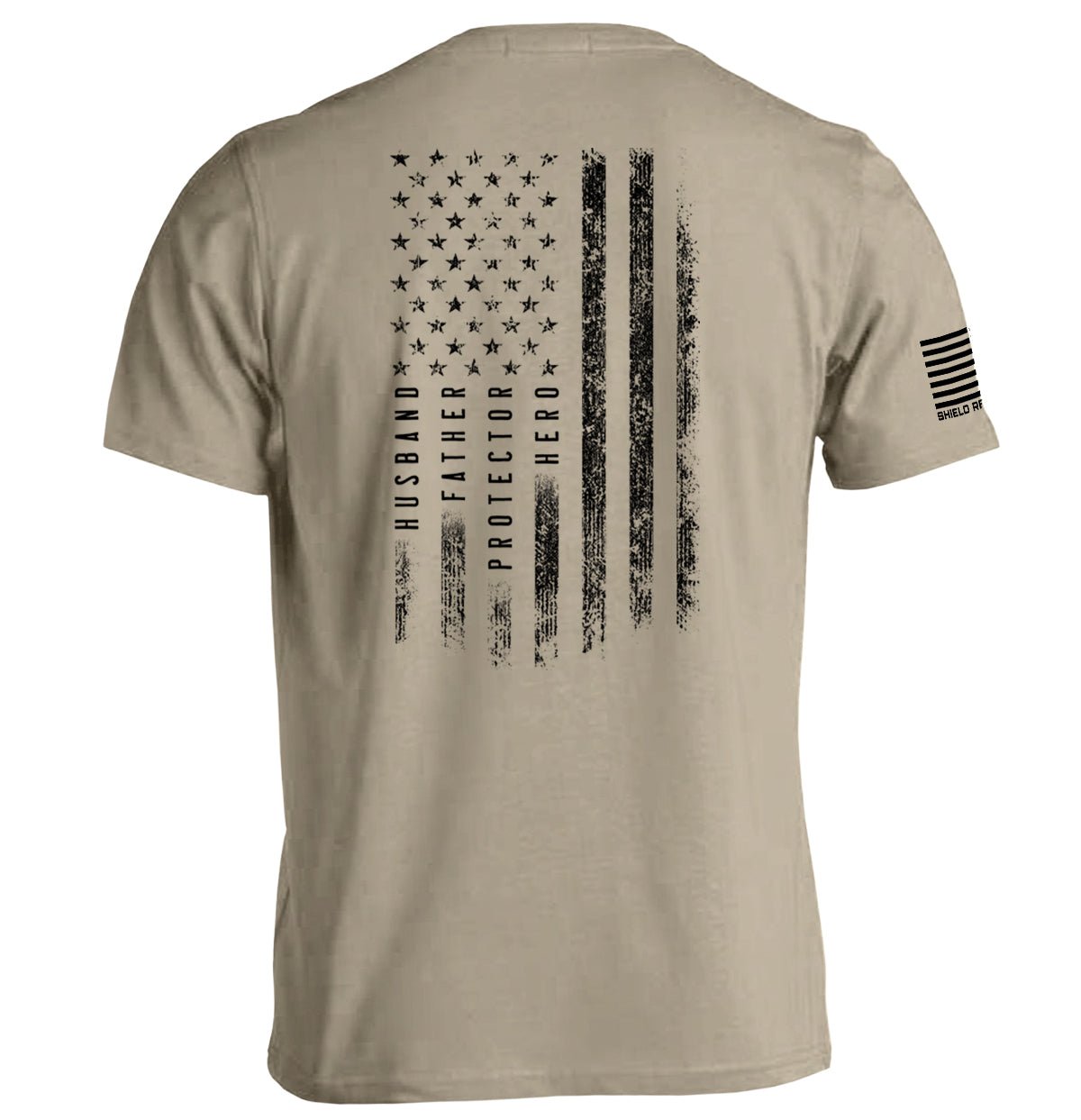 Shield Republic Husband Father Protector Hero American Flag - Angler's Pro Tackle & Outdoors