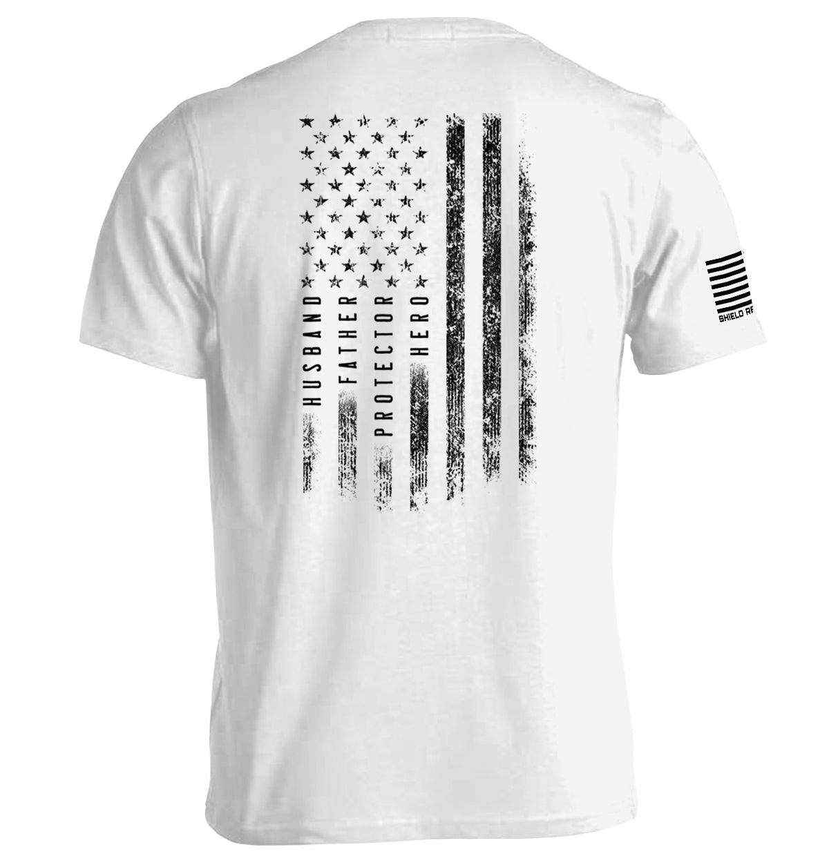 Shield Republic Husband Father Protector Hero American Flag - Angler's Pro Tackle & Outdoors