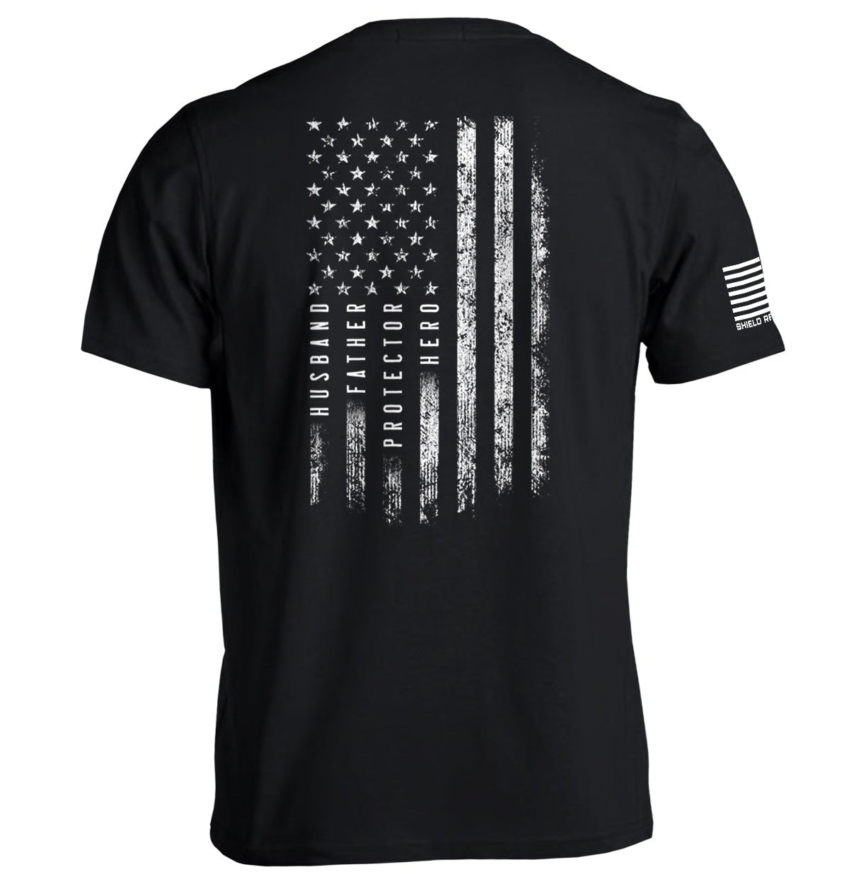 Shield Republic Husband Father Protector Hero American Flag - Angler's Pro Tackle & Outdoors