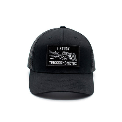 Shield Republic I Study Triggernometry Woven Patch Hat - Angler's Pro Tackle & Outdoors