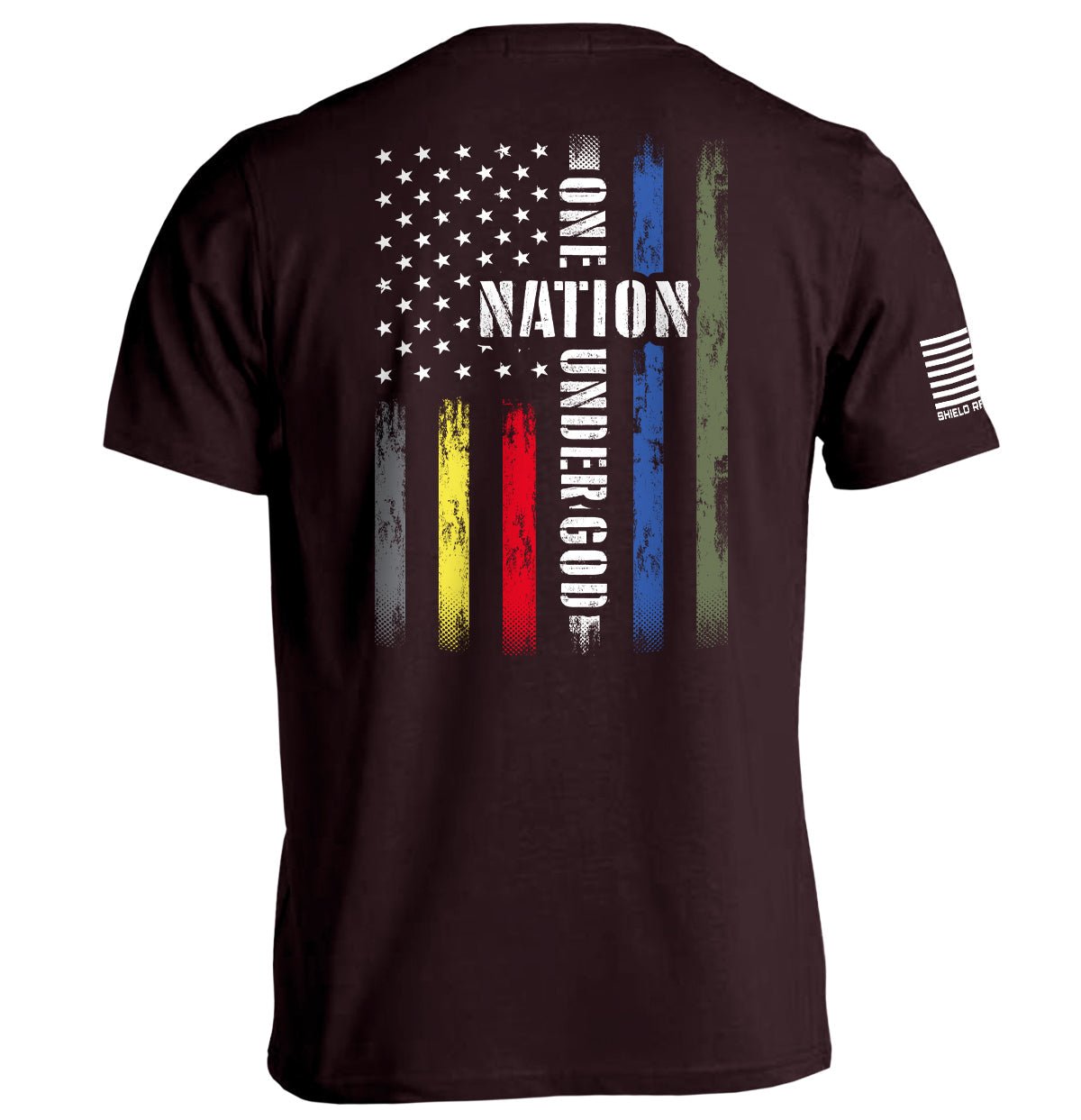 Shield Republic One Nation Under God First Responder Flag - Angler's Pro Tackle & Outdoors