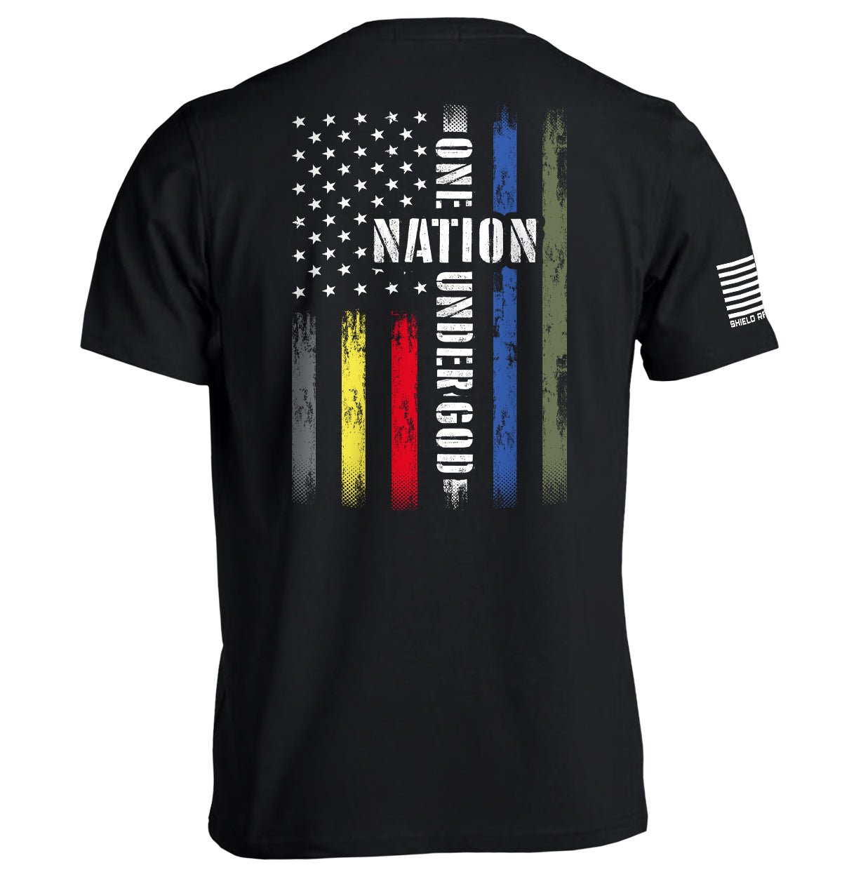 Shield Republic One Nation Under God First Responder Flag - Angler's Pro Tackle & Outdoors