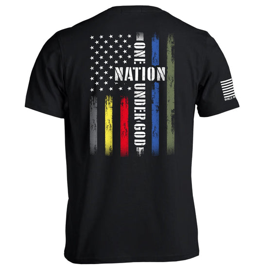 Shield Republic One Nation Under God First Responder Flag - Angler's Pro Tackle & Outdoors