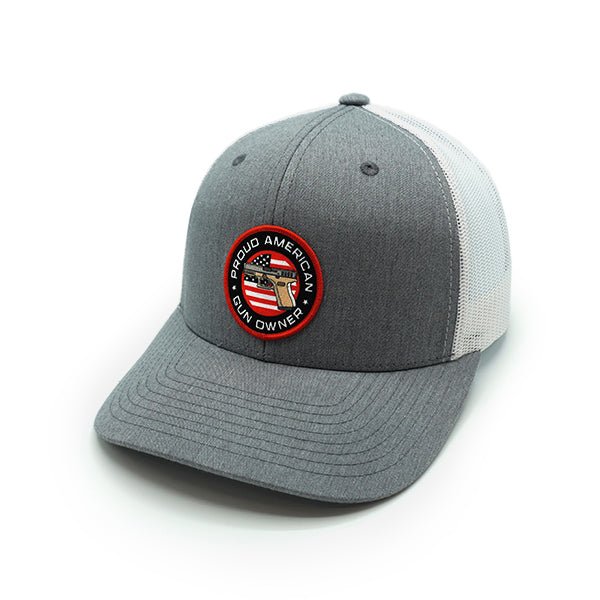 Shield Republic Proud American Gun Owner Woven Patch Hat - Angler's Pro Tackle & Outdoors