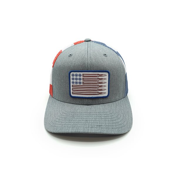 Shield Republic USA Bullet Flag Woven Patch Hat - Angler's Pro Tackle & Outdoors