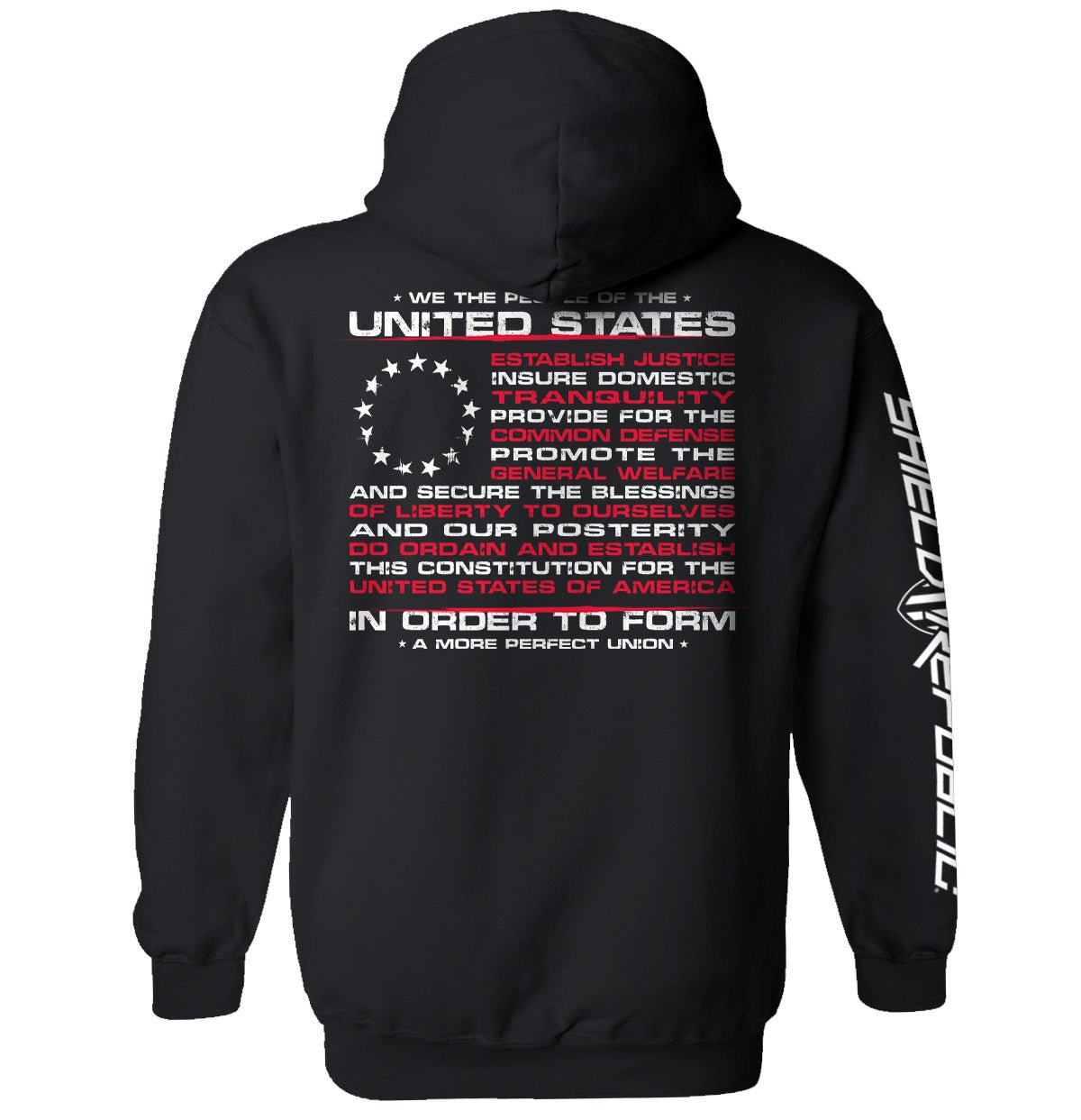 Shield Republic We the People of the United States of America In Order to Form a More Perfect Union - Angler's Pro Tackle & Outdoors