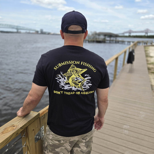 Submission Fishing Co. Don't Tread on Anglers T-Shirt