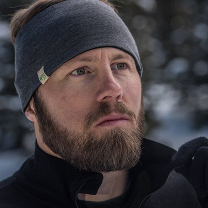 Minus33 Midweight - Reversible Headband 100% Merino Wool