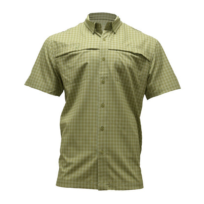 Xotic - Short Sleeve Patterned Lifestyle Button Down w/ REPEL-X