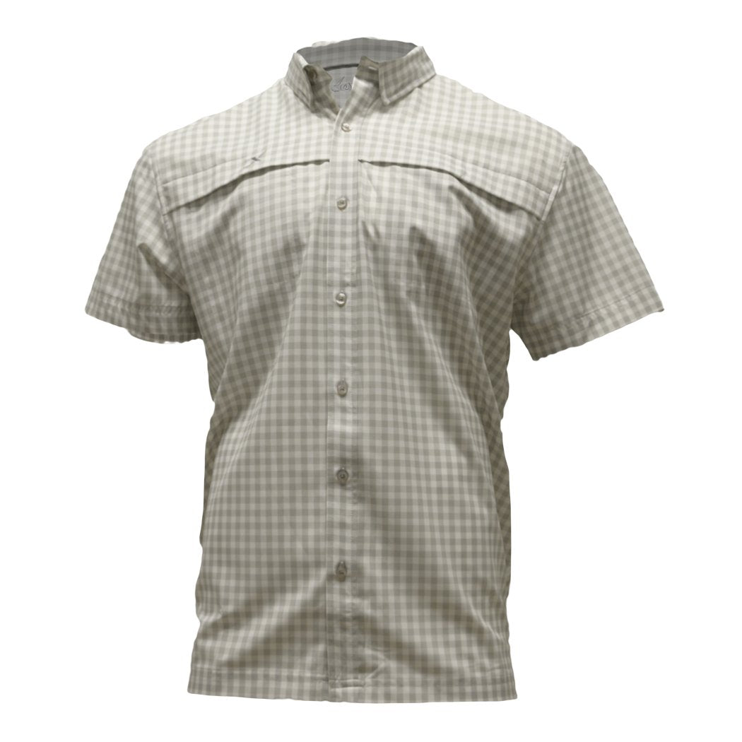 Xotic - Short Sleeve Patterned Lifestyle Button Down w/ REPEL-X