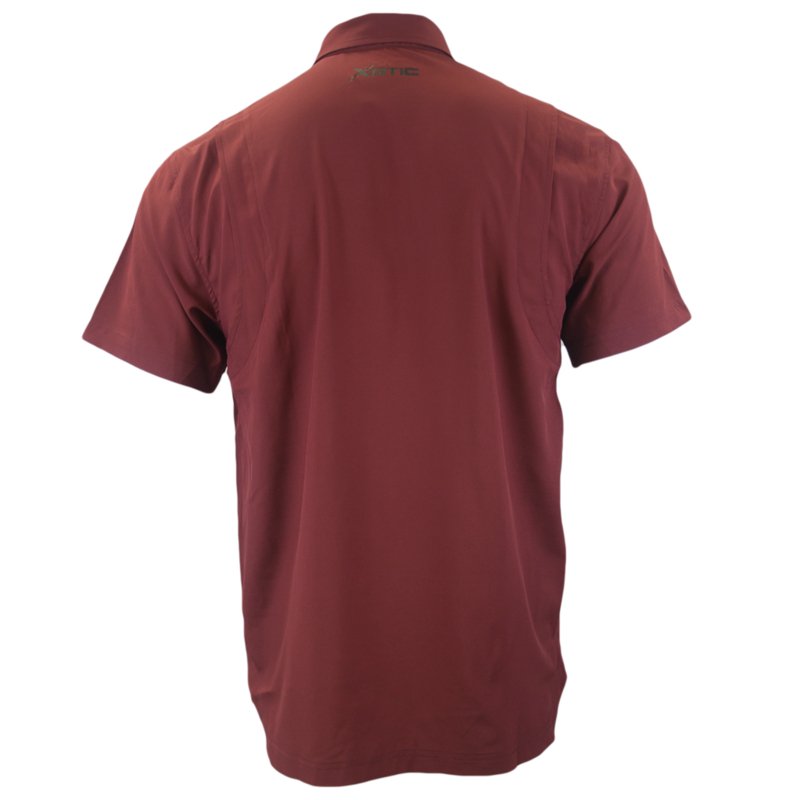 Xotic - Short Sleeve Solid Lifestyle Button Down w/ REPEL-X