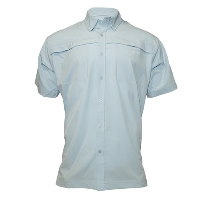 Xotic - Short Sleeve Solid Lifestyle Button Down w/ REPEL-X