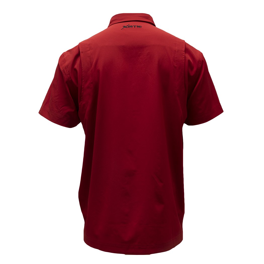 Xotic - Short Sleeve Solid Lifestyle Button Down w/ REPEL-X